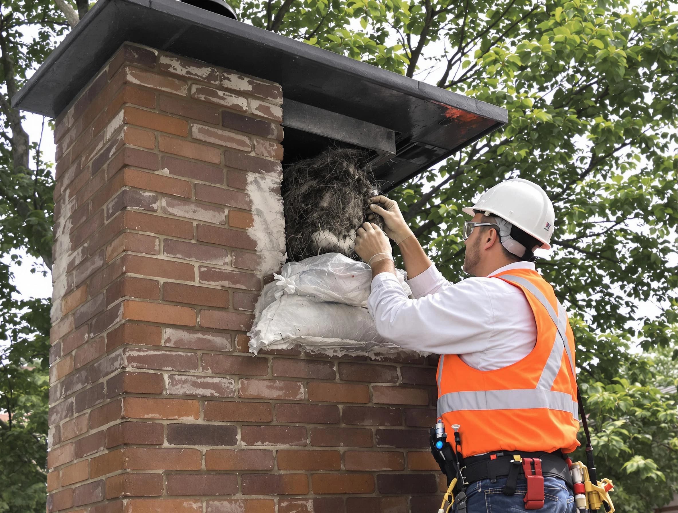 Humane removal of debris and animals by Ramapo Chimney Sweep in Ramapo, NY