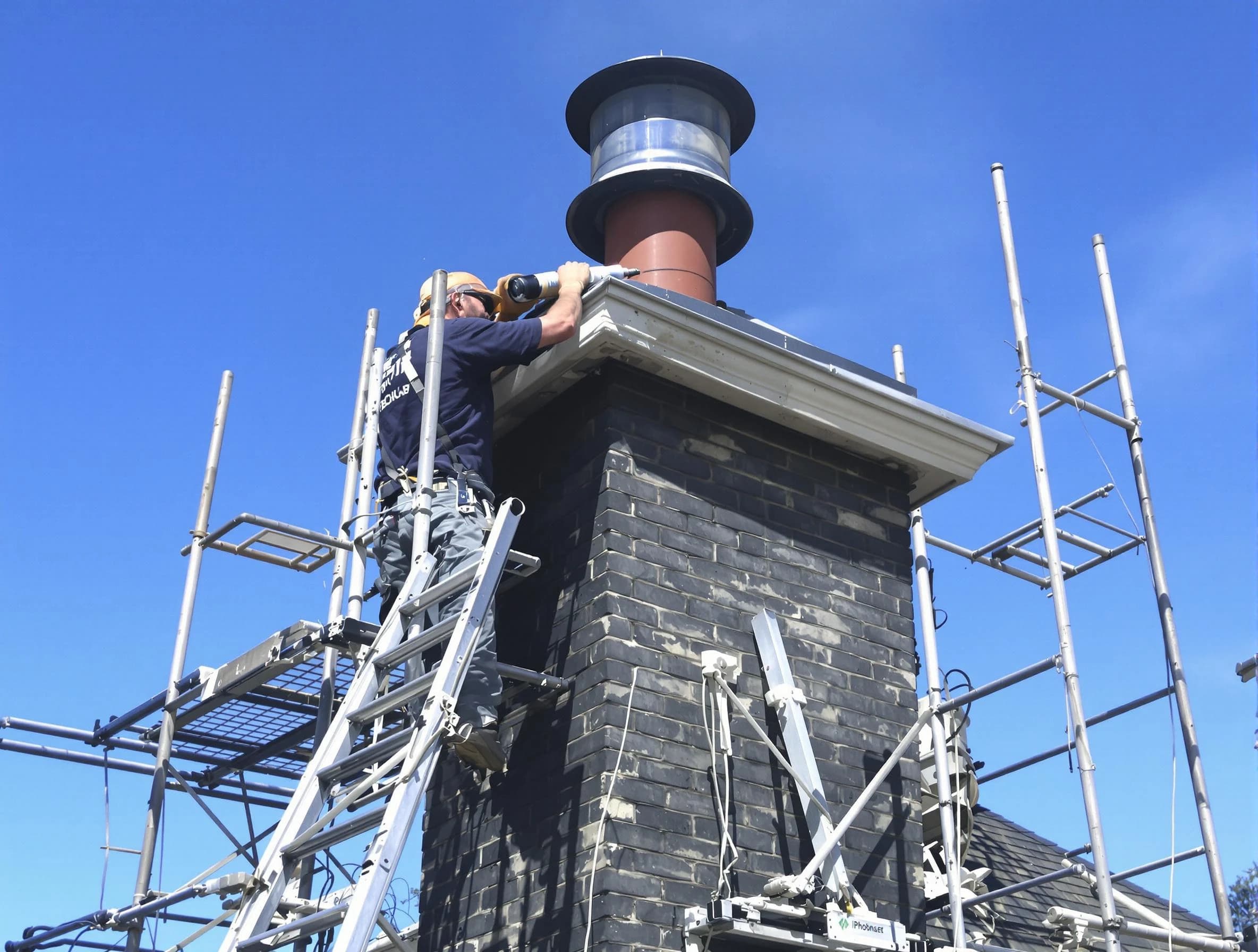 Sturdy chimney crown finished by Ramapo Chimney Sweep in Ramapo, NY