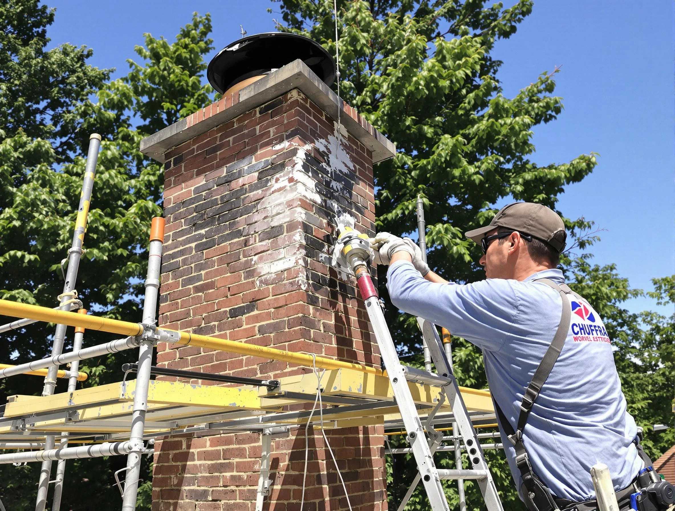 Structural chimney repair by Ramapo Chimney Sweep in Ramapo, NY